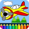 Avion jeu dessiner pour enfant